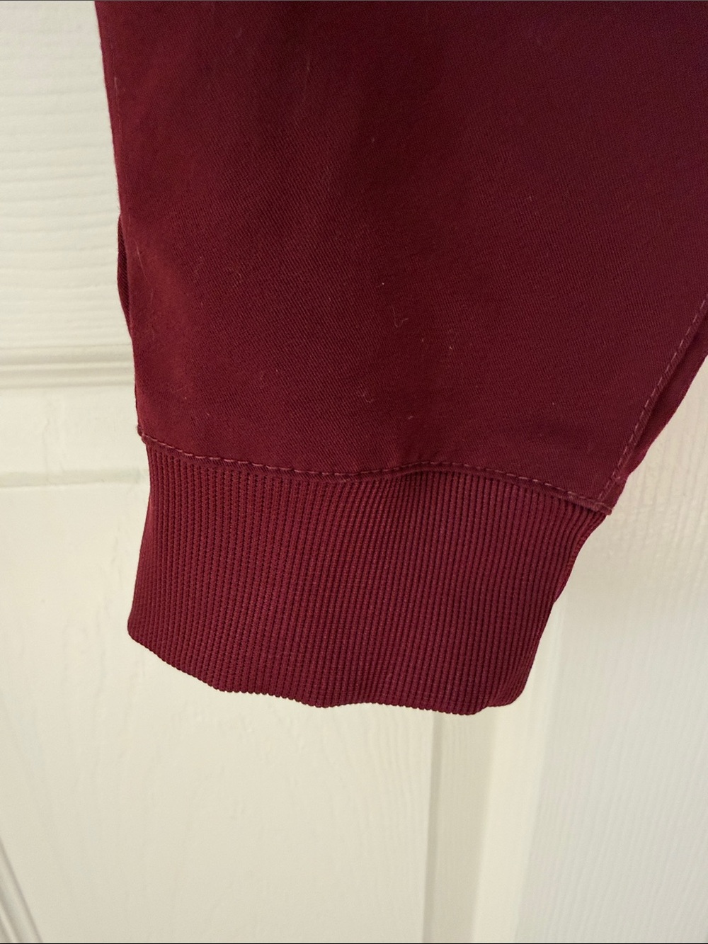 Jaanuu Wine Red Women's Jogger Scrub Pants - Picture 7 of 11